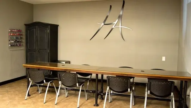 Styling stations at the Salina campus
